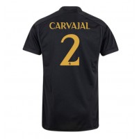 Real Madrid Daniel Carvajal #2 Tretí futbalový dres 2023-24 Krátky Rukáv